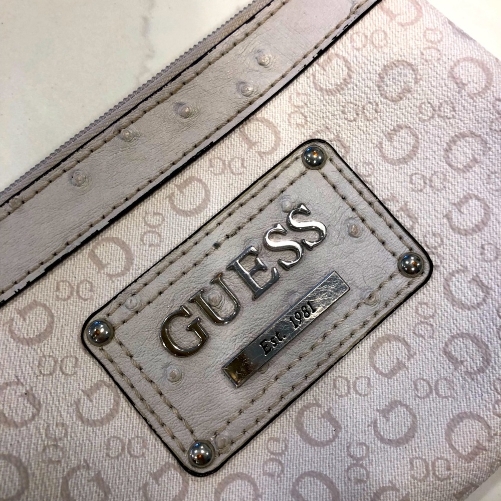 Guess wristlet purse